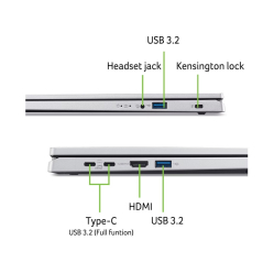 Acer Aspire Go AG15-71P-71KY I7-13620H 15,6 FHD 16GB 512GBNoOS Silver 