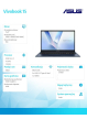 Asus Vivobook 15 X1504VA-BQ4279 Core 3 100U 16GB 512GB nOS