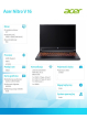 Acer Nitro V 16 AI ANV16-42-R70Z ESHELL R5 240 16GB 512SSD RTX3050 16.0