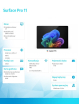 Microsoft Surface Pro 11 Copilot+ U7 32GB 1TB Integrated 13 cali platynowy