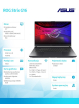 Asus ROG Strix G16 G615JH-I5165 nOS i5-13450HX 16GB 512GB RTX5050