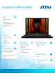 MSI Crosshair 17 HX AI D2XWFKG-008XPL nOS CU7-255HX 16GB 1TB RTX5060 17  