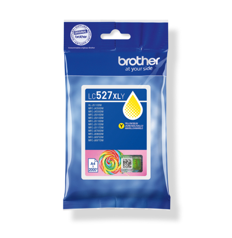 Tusz BROTHER Yellow LC527XLY 2000 str.