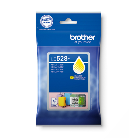 Tusz BROTHER Yellow LC528Y 5000 str.