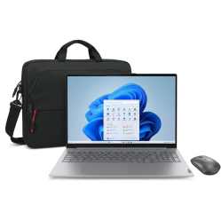 Zestaw laptop Lenovo ThinkBook 16 G8 16 WUXGA Ultra 5-135H 16GB 512GB W11Pro 3Y Arctic Grey + mysz ThinkBook Silent + torba ThinkPad Essential