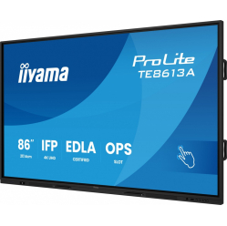 Monitor IIYAMA TE8613A-B3AG 86 IR 40pkt IPS 4K 7H 500cd/m2 WiFi USB Android 14 Google EDLA 2x20W Vesa
