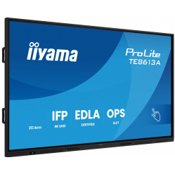 Monitor IIYAMA TE8613A-B3AG 86 IR 40pkt IPS 4K 7H 500cd/m2 WiFi USB Android 14 Google EDLA 2x20W Vesa