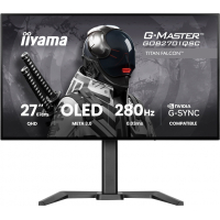 Monitor IIYAMA GOB2701QSC-B1 27 OLED 280Hz 65W 1500 cd/m2 1500000:1 0.03ms HDMI DP USB HUB
