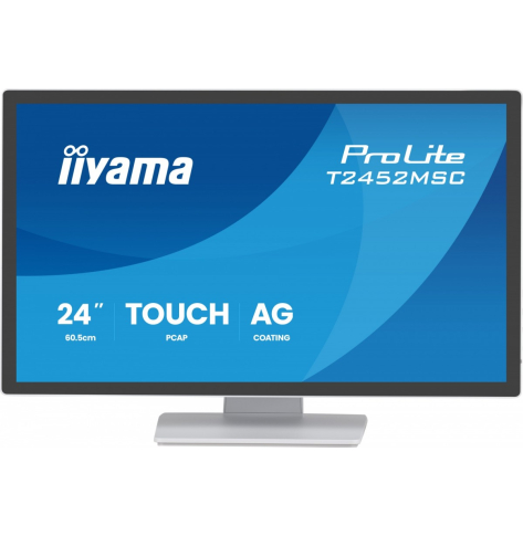 Monitor IIYAMA T2452MSC-W2AG 24 10pkt IPS HDMI DP 420cd biały 
