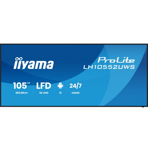 Monitor wielkoformatowy IIYAMA ProLite LH10552UWS-B1AG 105 21:9 5K 24/7 IPS HDMI 500cd 8ms