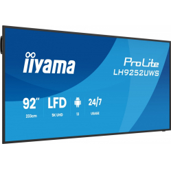 Monitor wielkoformatowy IIYAMA LH9252UWS-B1AG 92 21:9 5K 24/7 IPS DP HDMI 500cd 5000:1 6.5ms 