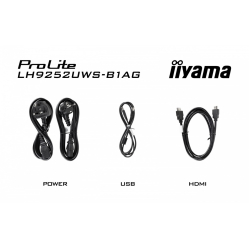 Monitor wielkoformatowy IIYAMA LH9252UWS-B1AG 92 21:9 5K 24/7 IPS DP HDMI 500cd 5000:1 6.5ms 