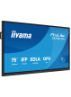 Monitor IIYAMA TE7513A-B3AG 75 IR 40pkt IPS 4K 500cd 1200:1 WiFi USB Android 14 Google EDLA 2x20W Vesa