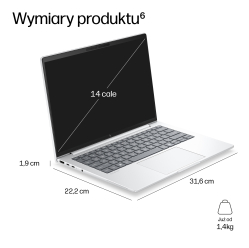 Laptop HP EliteBook 8 G2a 14 WUXGA Ryzen AI 5 PRO 440 16GB 512GB SSD W11P