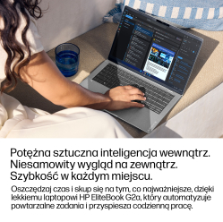 Laptop HP EliteBook X G2a 14 2.8K Ryzen AI 9 HX Pro 470 32GB 1TB SSD W11P