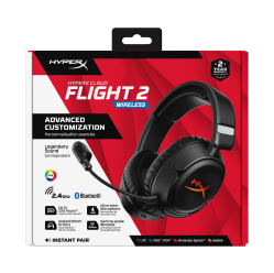 Słuchawki HP HyperX Cloud Flight 2 - Wireless Gaming Headset Black