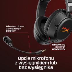 Słuchawki HP HyperX Cloud Flight 2 - Wireless Gaming Headset Black