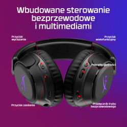 Słuchawki HP HyperX Cloud Flight 2 - Wireless Gaming Headset White