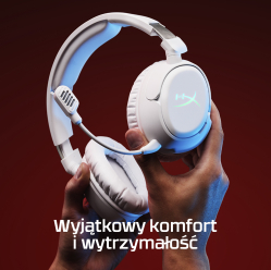 Słuchawki HP HyperX Cloud Flight 2 - Wireless Gaming Headset White