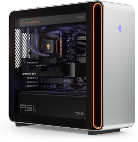 Komputer DELL Alienware Area-51 R8 AAT2265 Tower Ryzen 9 9950X3D 32GB 1TB RTX5090 W11 Lunar Silver