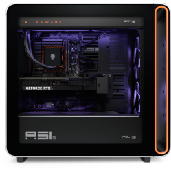Komputer DELL Alienware Area-51 R8 AAT2265 Tower Ryzen 7 9850X3D 32GB 2TB RTX5090 W11 Lunar Silver