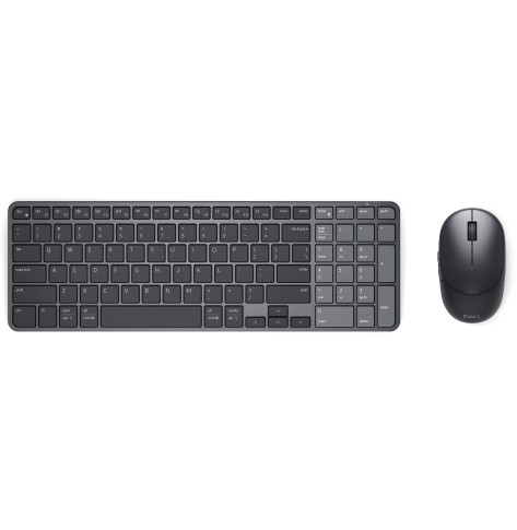 Zestaw klawiatura + mysz DELL Pro 7 Rechargeable Compact Keyboard and Mouse KM746 US International QWERTY