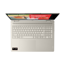 Laptop Lenovo Yoga 7 16AKP10 16 2.8K OLED Glossy Ryzen AI 7 350 16GB 512GB AMD Win11 Seashell