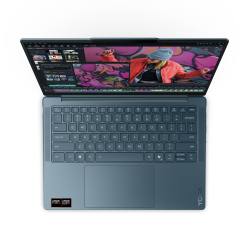 Laptop Lenovo Yoga Slim 7 14AKP10 14 WUXGA OLED Ryzen AI 5 340 16GB 512GB Radeon 840M Win11 Tidal Teal