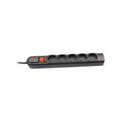 Listwa zasilająca  Tracer  PowerGuard + 1.8 m Black 5 gniazd