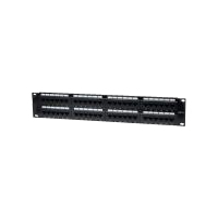 Patchpanel Intellinet 19 48 UTP CAT6 2U czarny
