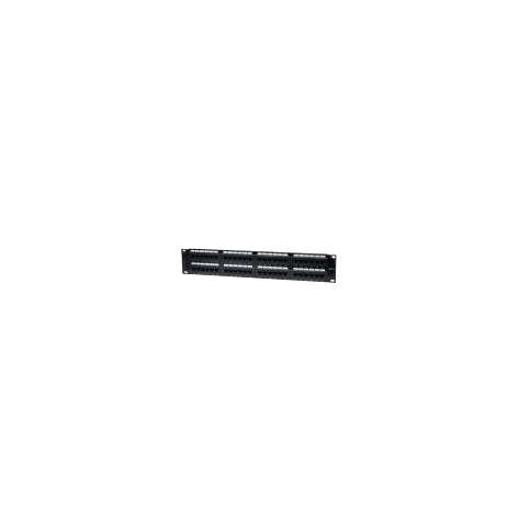 Patchpanel Intellinet 19 48 UTP CAT6 2U czarny