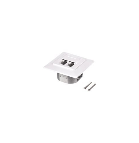 Gniazdo podtynkowe NETRACK 106-34 2xRJ45 8p8c FTP Cat6