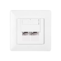Gniazdo podtynkowe NETRACK 106-24 2xRJ45 8p8c UTP Cat6