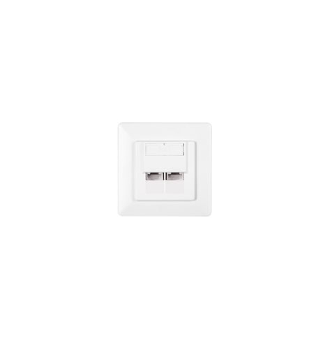 Gniazdo podtynkowe NETRACK 106-24 2xRJ45 8p8c UTP Cat6