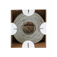 Kabel Skrętka S/FTP Cat6 drut 305m Box CCA szara