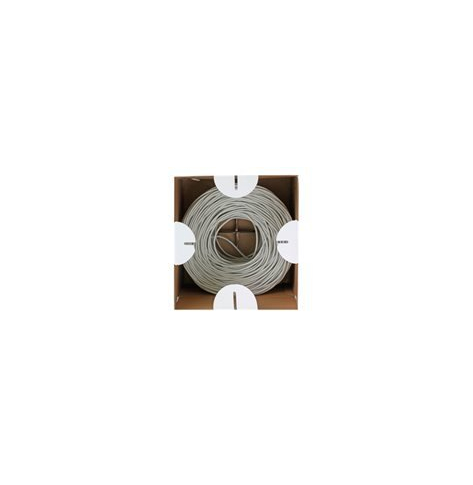 Kabel Skrętka S/FTP Cat6 drut 305m Box CCA szara