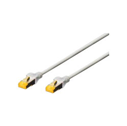 Kabel DIGITUS RJ45-RJ45 kat.6A S/FTP AWG 26/7 LSOH 10m szary 1szt