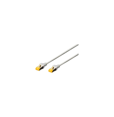 Kabel DIGITUS RJ45-RJ45 kat.6A S/FTP AWG 26/7 LSOH 10m szary 1szt