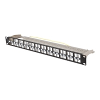 Patchpanel LANBERG 48 1U 19 FTP Czarny