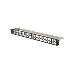 Patchpanel LANBERG 48 1U 19 FTP Czarny