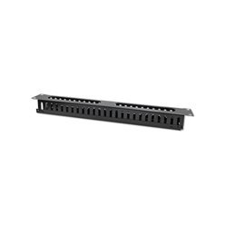 Organizer kabli QOLTEC 54514 do szaf rack 19 24 porty 1U