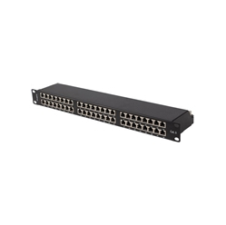 Patchpanel LANBERG 48 1U 19 CAT5E FTP Czarny
