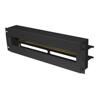 Panel Dystrybucji LANBERG 3U 19 z szyna Din TS-35 Czarny