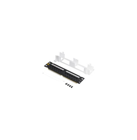 Panel krosowy NETRACK 104-15 10 12-portowy UTP kat. 6 czarny