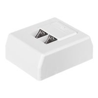 Gniazdo natynkowe NETRACK 106-36 2xRJ45 8p8c FTP Cat6
