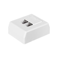 Gniazdo natynkowe NETRACK 106-36 2xRJ45 8p8c FTP Cat6