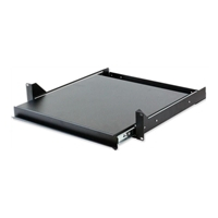 Półka wysuwana TECHLY 026418 na klawiature do szafy rack 19 2U czarna
