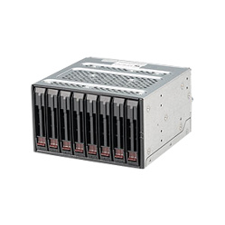 Klatka na dyski twarde SUPERMICRO Chassis czarna SAS3 SATA3 Mobile Rack for 8x 2.5inch HDD