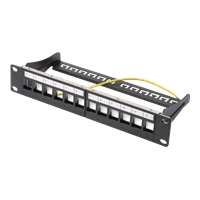 Panel krosowy DIGITUS DN-91420 1U 10 12-portowy STP czarny