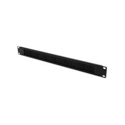 Listwa ze szczotką QOLTEC 54513 do szaf RACK 19 1U czarny
